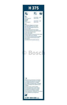 Щетка стеклоочистителя Bosch Rear H 375