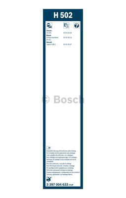 Щетка стеклоочистителя Bosch Rear H 502