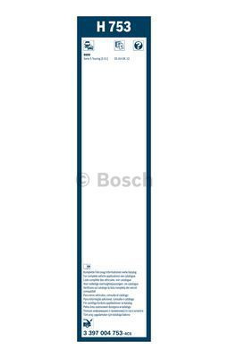 Щетка стеклоочистителя Bosch Rear H 753