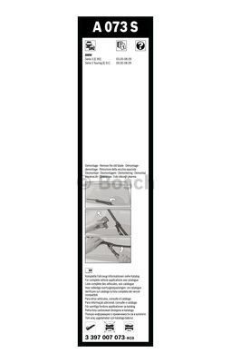 Комплект стеклоочистителей Bosch Aerotwin RLE A 073 S