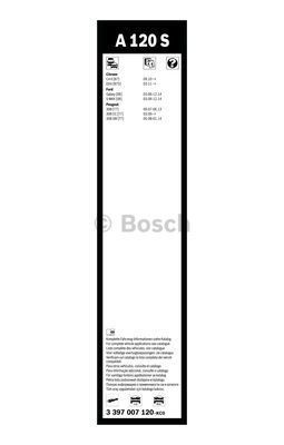 Комплект стеклоочистителей Bosch Aerotwin A 120 S
