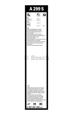Комплект стеклоочистителей Bosch Aerotwin A 299 S