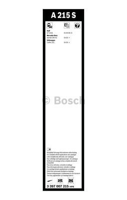 Комплект стеклоочистителей Bosch Aerotwin A 215 S