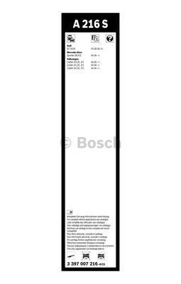 Комплект стеклоочистителей Bosch Aerotwin RLE A 216 S