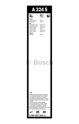 Комплект стеклоочистителей Bosch Aerotwin RLE A 224 S