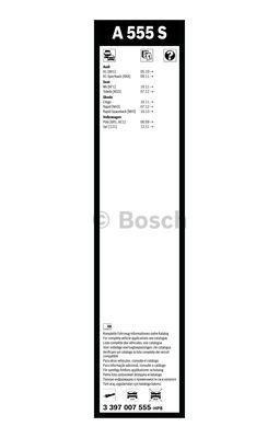 Комплект стеклоочистителей Bosch Aerotwin A 555 S