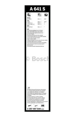 Комплект стеклоочистителей Bosch Aerotwin A 641 S