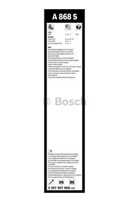 Комплект стеклоочистителей Bosch Aerotwin A868S