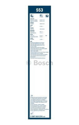 Комплект стеклоочистителей Bosch Twin 553