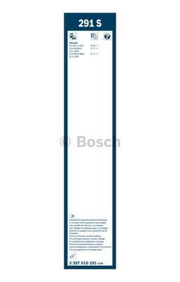 Комплект стеклоочистителей Bosch Twin Spoiler 291S
