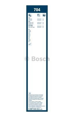 Комплект стеклоочистителей Bosch Twin 704