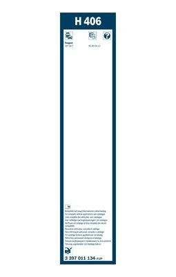 Щетка стеклоочистителя Bosch Rear H 406
