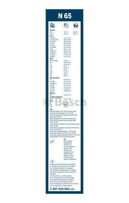 Щетка стеклоочистителя Bosch Twin N65