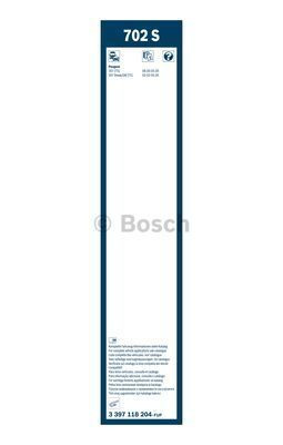 Комплект стеклоочистителей Bosch Twin Spoiler 702S