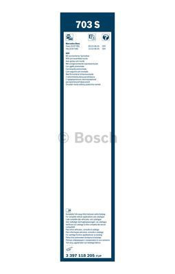 Комплект стеклоочистителей Bosch Twin Spoiler 703S