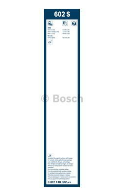 Комплект стеклоочистителей Bosch Twin Spoiler 602S