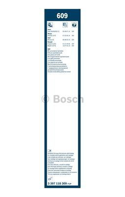 Комплект стеклоочистителей Bosch Twin 609