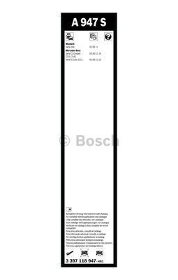 Комплект стеклоочистителей Bosch Aerotwin RLE A 947 S