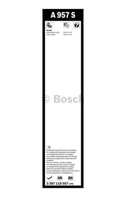 Комплект стеклоочистителей Bosch Aerotwin A 957 S