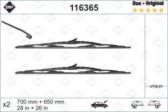 Комплект стеклоочистителей SWF Standard x2 365