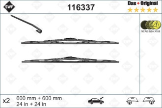 Комплект стеклоочистителей SWF Standard x2 337