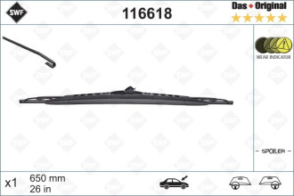 Щетка стеклоочистителя SWF Standard Spoiler x1 618