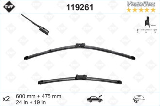 Комплект стеклоочистителей SWF VisioFlex OE 261