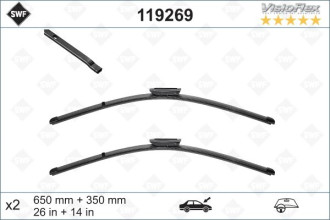 Комплект стеклоочистителей SWF VisioFlex OE 269