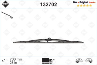 Щетка стеклоочистителя SWF Truck wiper blade 702