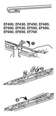 Щетка стеклоочистителя Trico ExactFit EF650