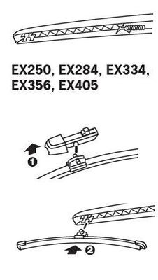 Щетка стеклоочистителя Trico ExactFit EX405