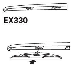 Щетка стеклоочистителя Trico ExactFit EX330