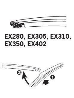 Щетка стеклоочистителя Trico ExactFit EX350