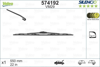 Щетка стеклоочистителя Valeo Silencio Performance 1x VM29