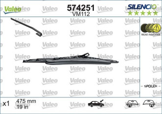 Щетка стеклоочистителя Valeo Silencio Performance spoiler VM112