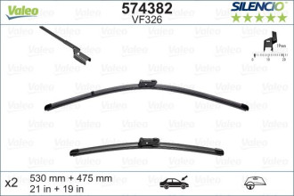 Комплект стеклоочистителей Valeo Silencio X-TRM OE VM326