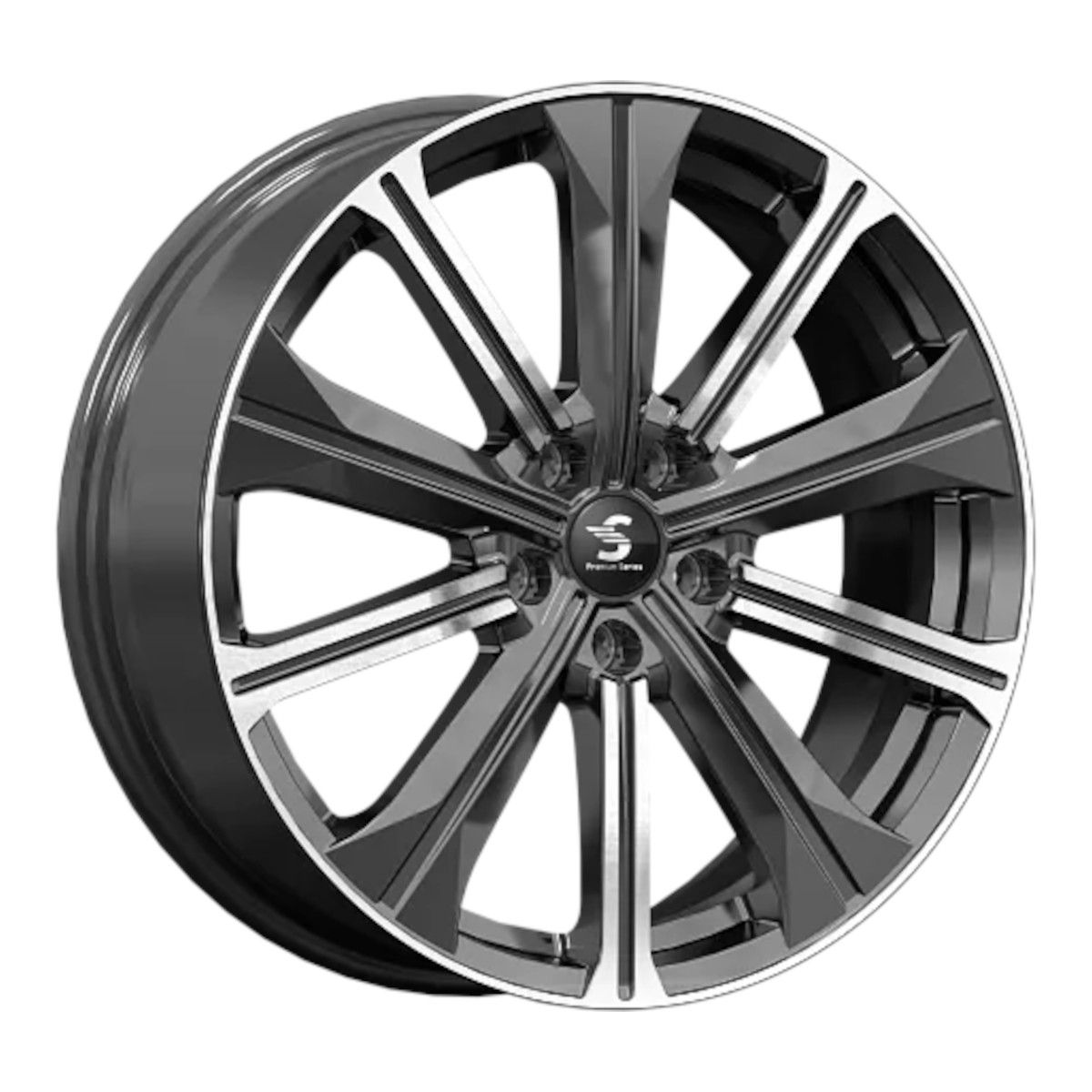 СКАД Premium  КР013 (19Tiggo 7 Pro)  7,0\R19 5*108 ET33  d60,1  Diamond black Gris  [4210012]  <С>