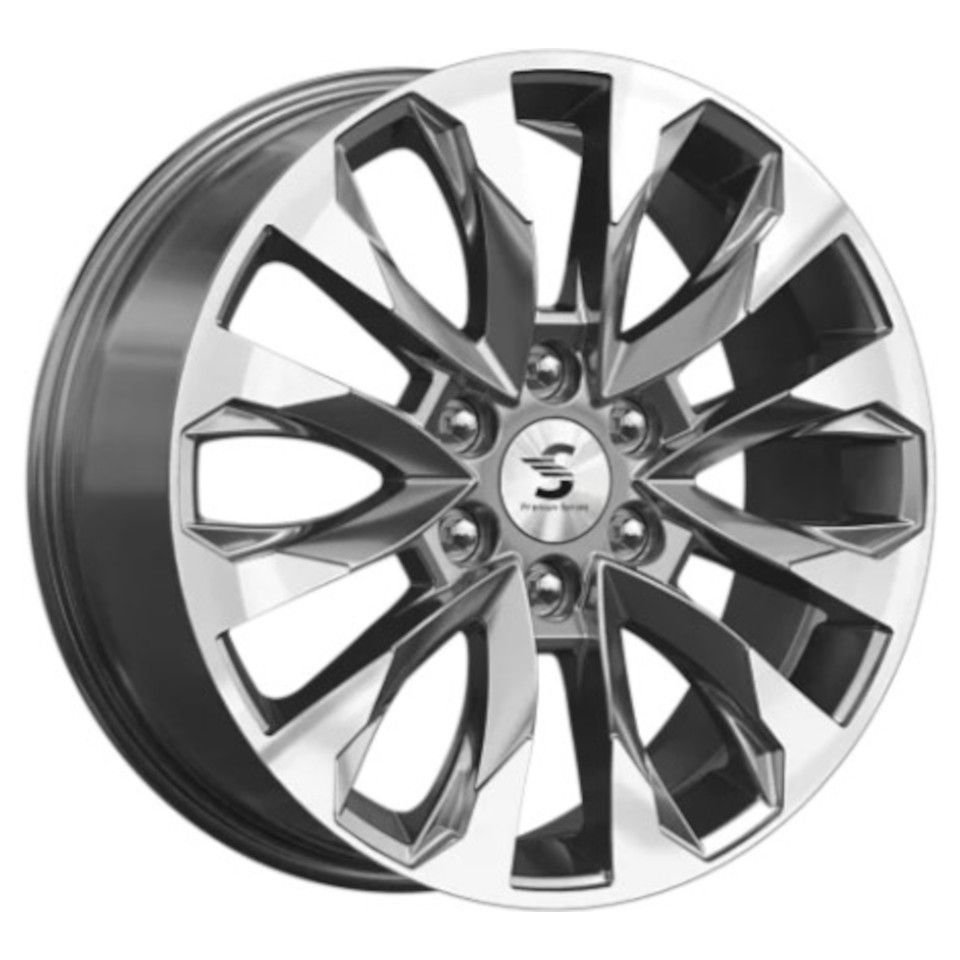 СКАД Premium  КР007 (20Pajero Sport)  8,0\R20 6*139,7 ET38  d67,1  Diamond gloss graphite  [78984]  <Ш>