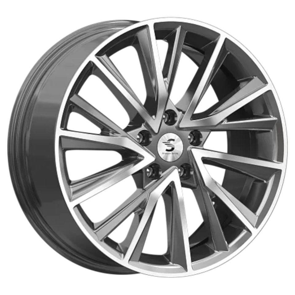 СКАД Premium  КР010 (18Audi A4)  7,5\R18 5*112 ET39  d66,6  Diamond gloss graphite  [79190]  <С>