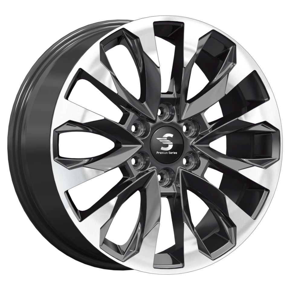 СКАД Premium  КР007 (20Haval H9)  8,0\R20 6*139,7 ET42  d75,1  Diamond Black Gris  [82169]  <Ш>
