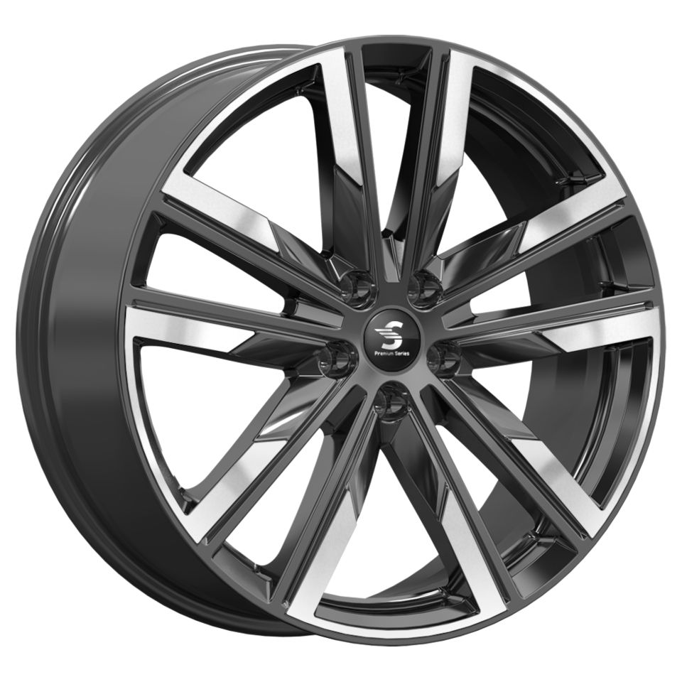 СКАД Premium  КР014 (20Lexus RX (AL2))  8,0\R20 5*114,3 ET30  d60,1  Diamond Black Gris  [82139]  <Ш>