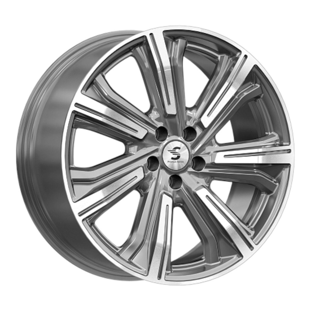 СКАД Premium  Kleemann (КР1067)  8,5\R20 5*120 ET45,5  d62,5  Diamond gloss graphite  [83291]