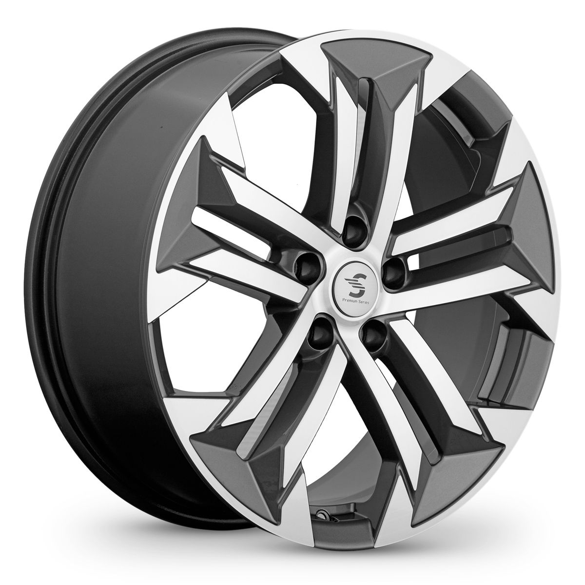 СКАД Premium  КР015 (19Haval Dargo)  7,5\R19 5*114,3 ET40  d66,6  Diamond gloss graphite  [83480]