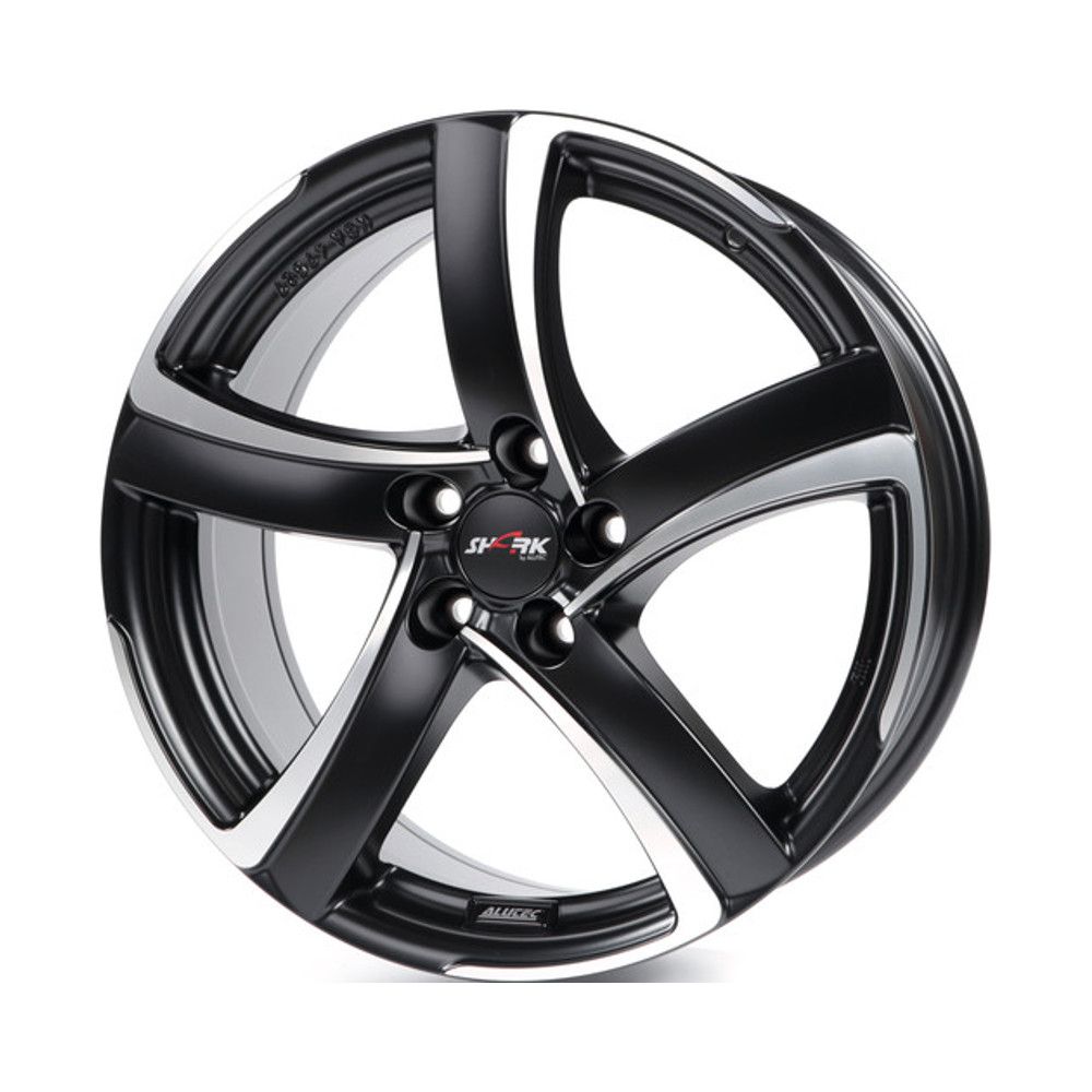 Alutec  Shark  7,5\R17 5*100 ET35  d63,3  Racing Black Front Polished  [SH75735B33-5]