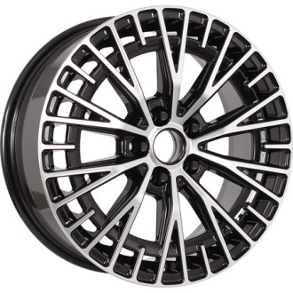KD1730 R17x7 5x114.3 ET40 CB64.1 Black_Front_Polished