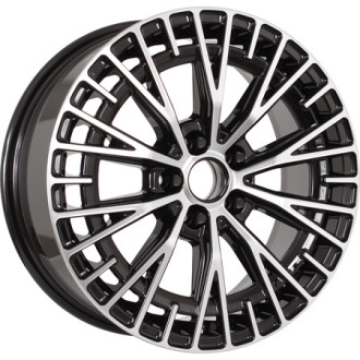 KD1730 R17x7 5x114.3 ET48 CB54.1 Black_Front_Polished