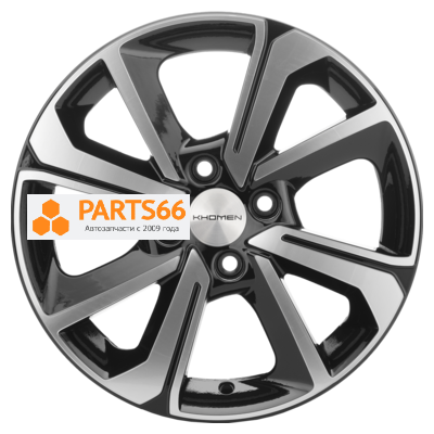 6x15/4x100 ET37 D60,1 KHW1501 (XRay) Black-FP
