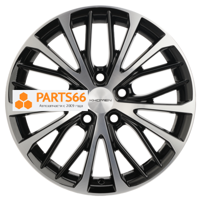 7x17/5x114,3 ET45 D67,1 KHW1705 (CX-5/i40/X-Trail) Black-FP