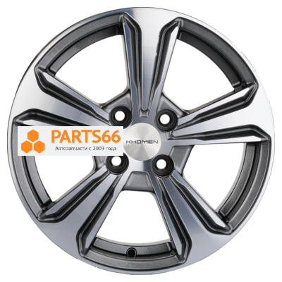 6x15/4x100 ET50 D60,1 KHW1502 (Vesta) G-Silver-FP