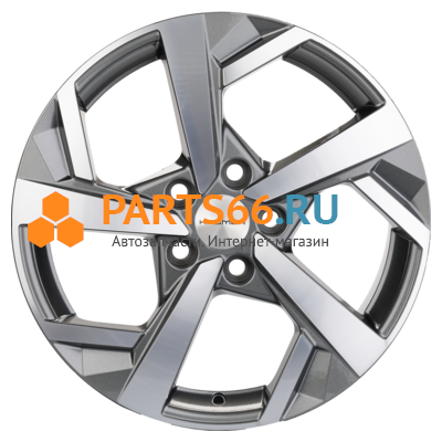 7x17/5x112 ET43 D57,1 KHW1712 (Karoq/Octavia/Passat/Tiguan) Gray-FP